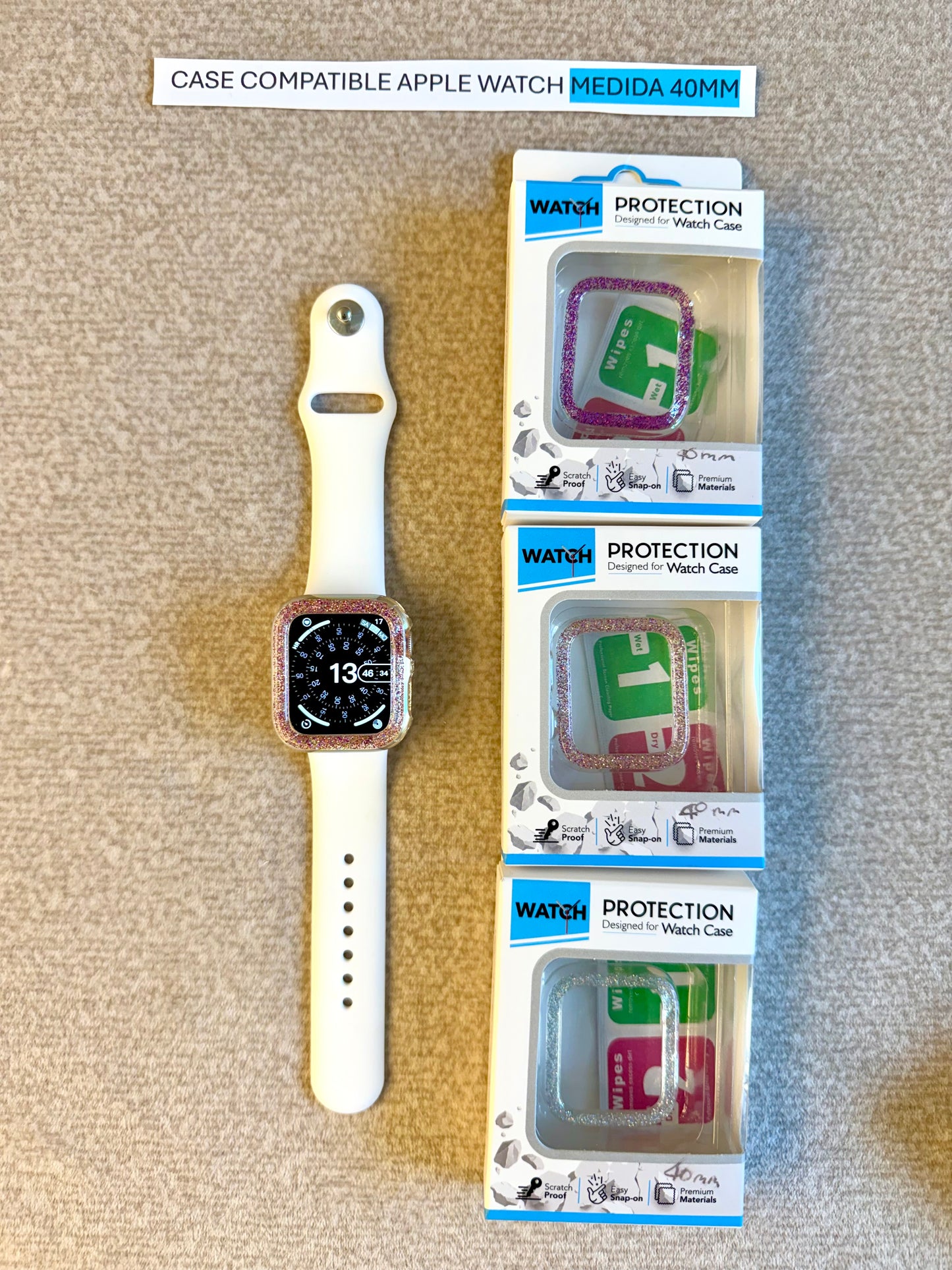 Case protector AppleWatch escarchado 40mm