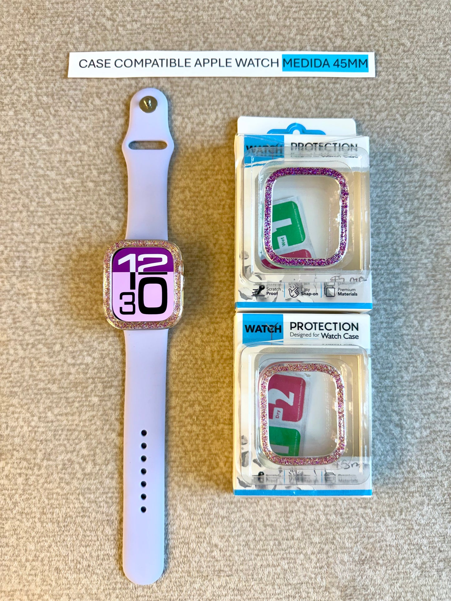 Case protector AppleWatch escarchado 45mm