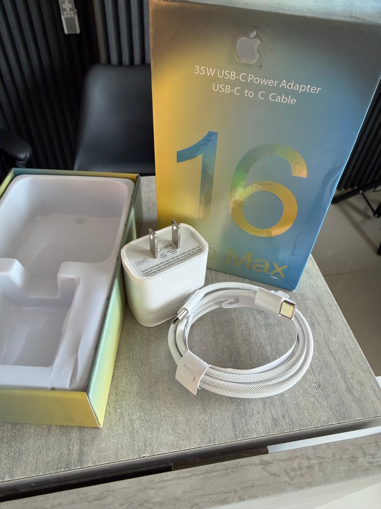 Cargador Completo TC a TC para iPhone – Kit Completo 1M