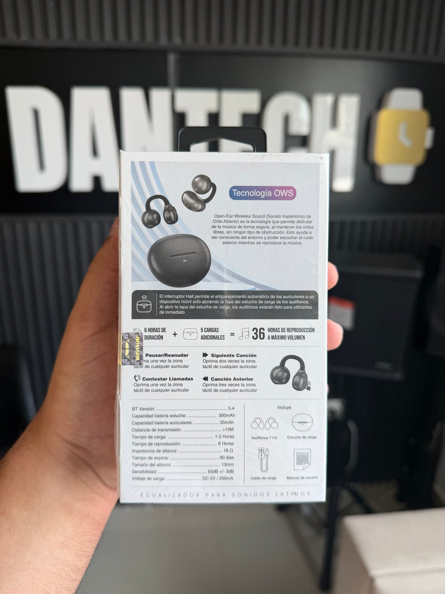 Audífonos Bluetooth T110 OWS – Conducción ósea  Máxima Comodidad 🎧