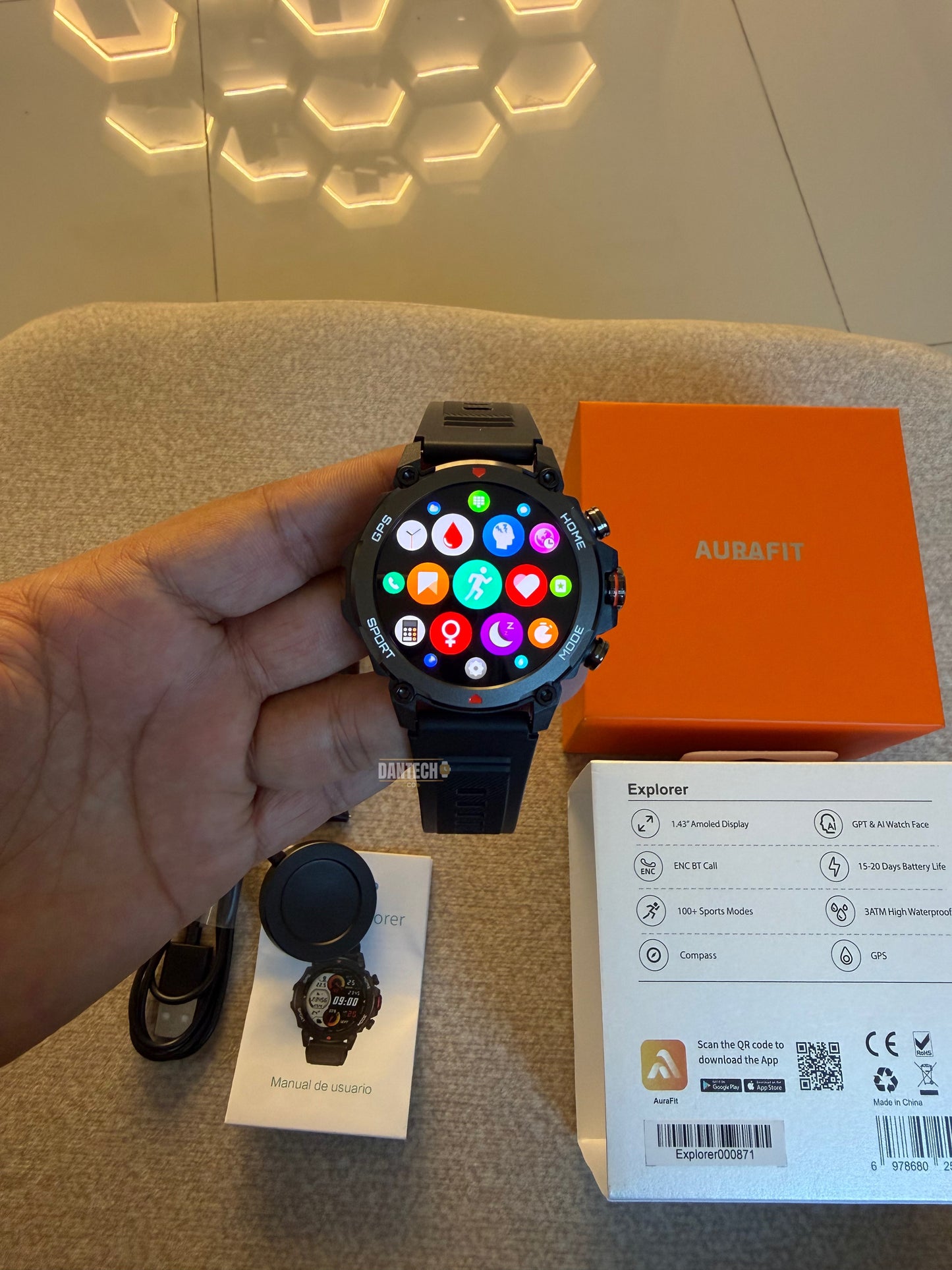 SMARTWATCH PRIME SPORT 💎 Deportivo con GPS y Resistencia al Agua