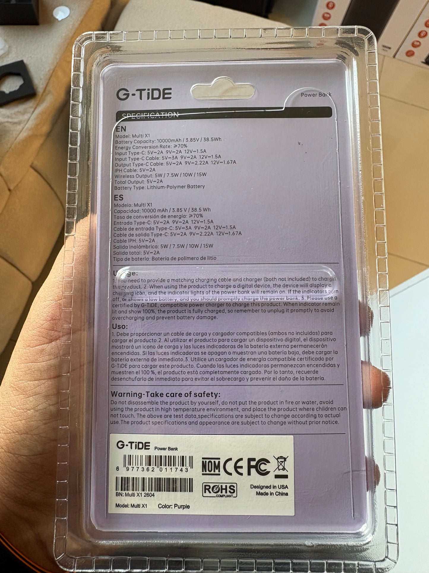 POWER BANK 🔋 batería portátil original 💯