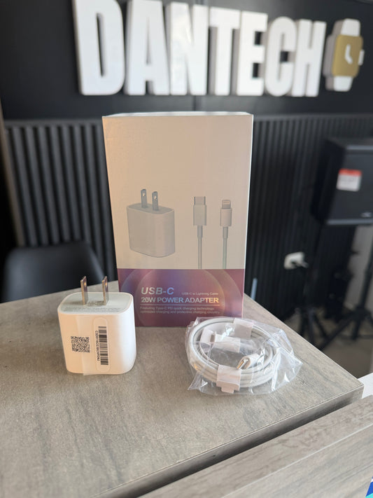 Cargador Rápido iPhone TC a Lightning – Kit Completo 1M ⚡