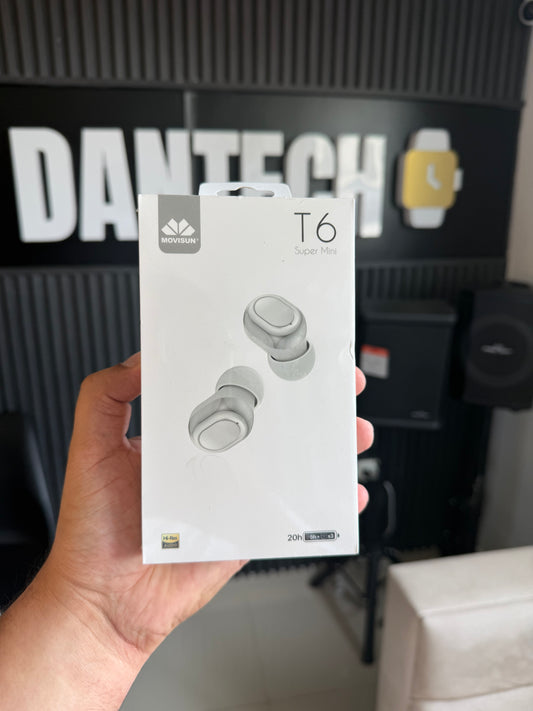 Audífonos Bluetooth T6 Super Mini – Compactos, Potentes y Elegantes 🎧
